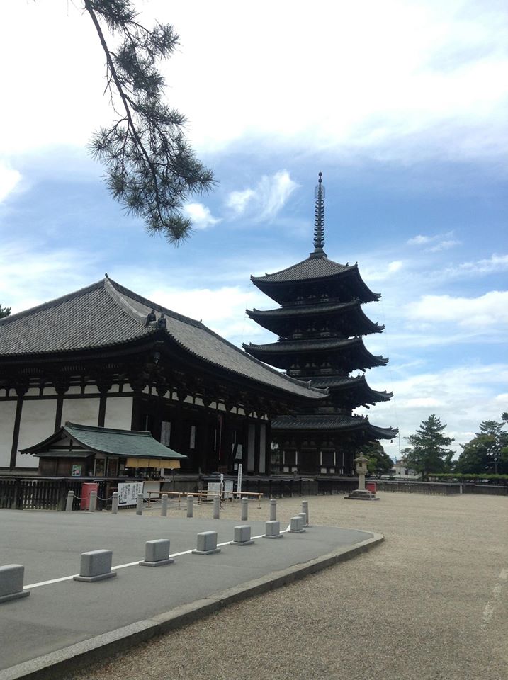 日本。奈良。大兴善寺