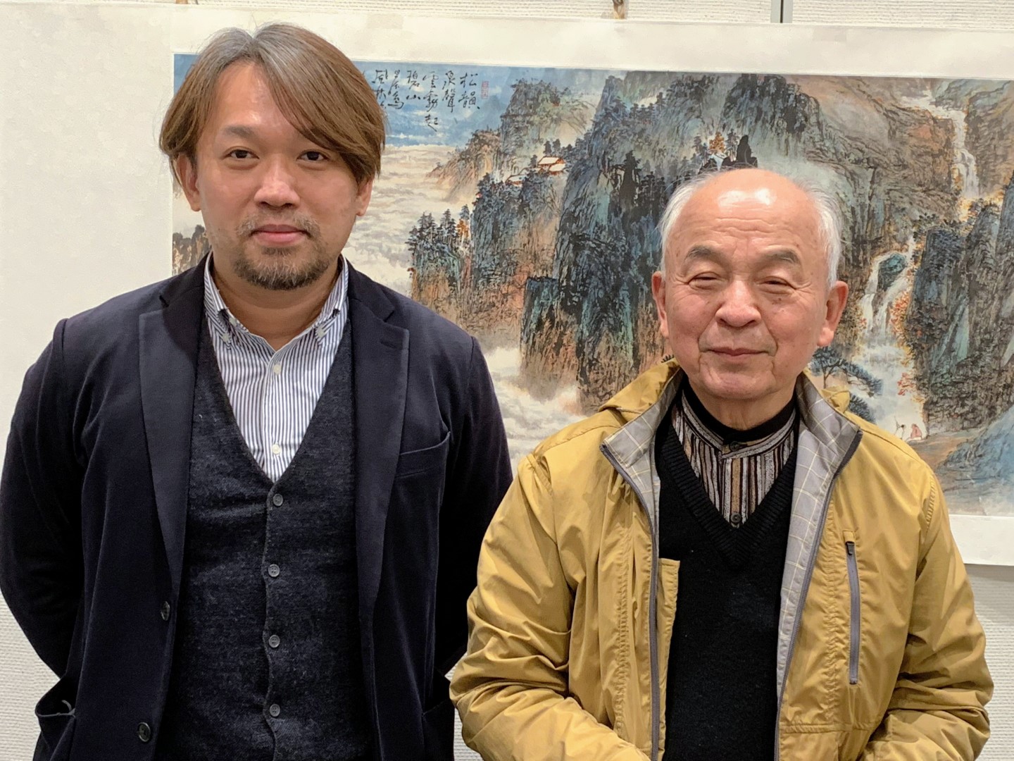王穆提社長與日本橫濱在住原奈良藝術家 大森洋太郎先生