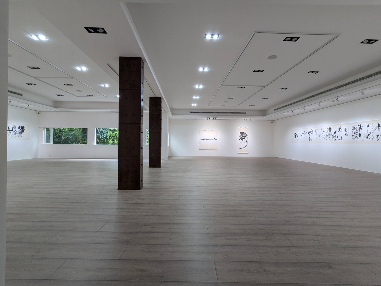 《水墨西拉雅&散體書藝》-〈2024陳志良個展〉台南大新美術館現場