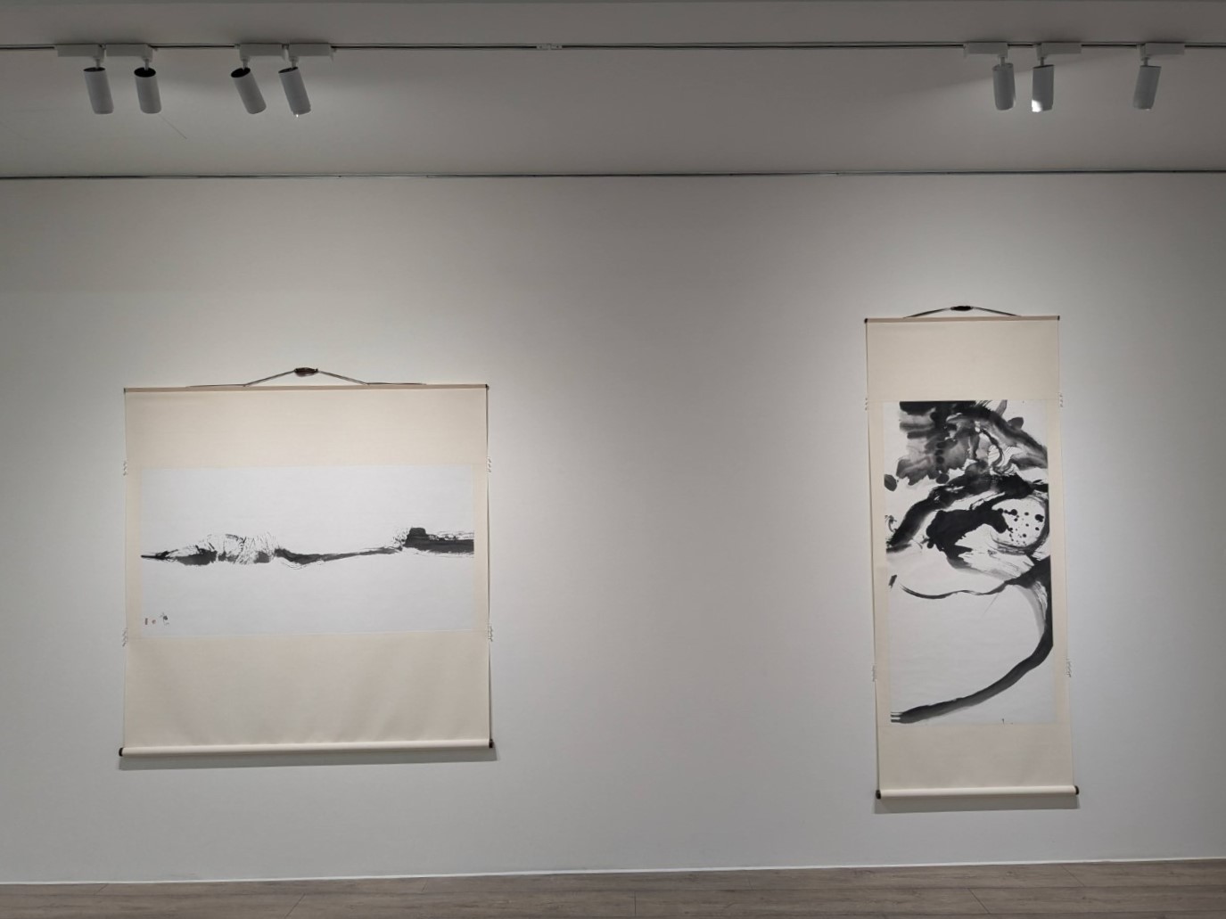 《水墨西拉雅&散體書藝》-〈2024陳志良個展〉台南大新美術館現場