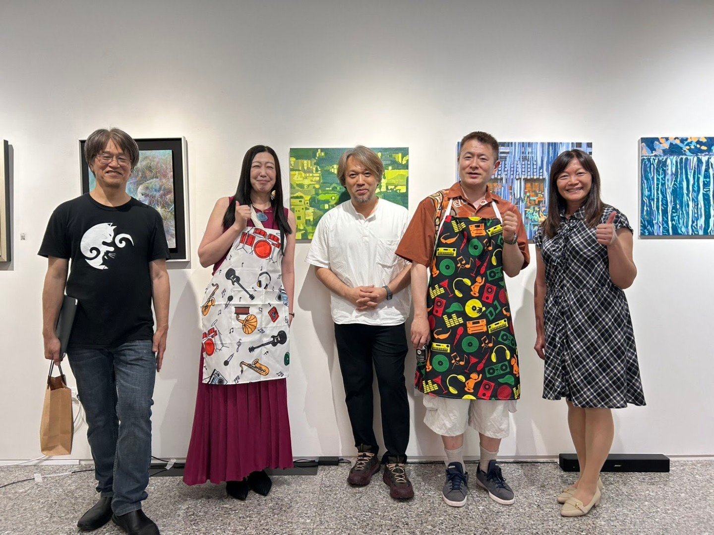 參展藝術家合照