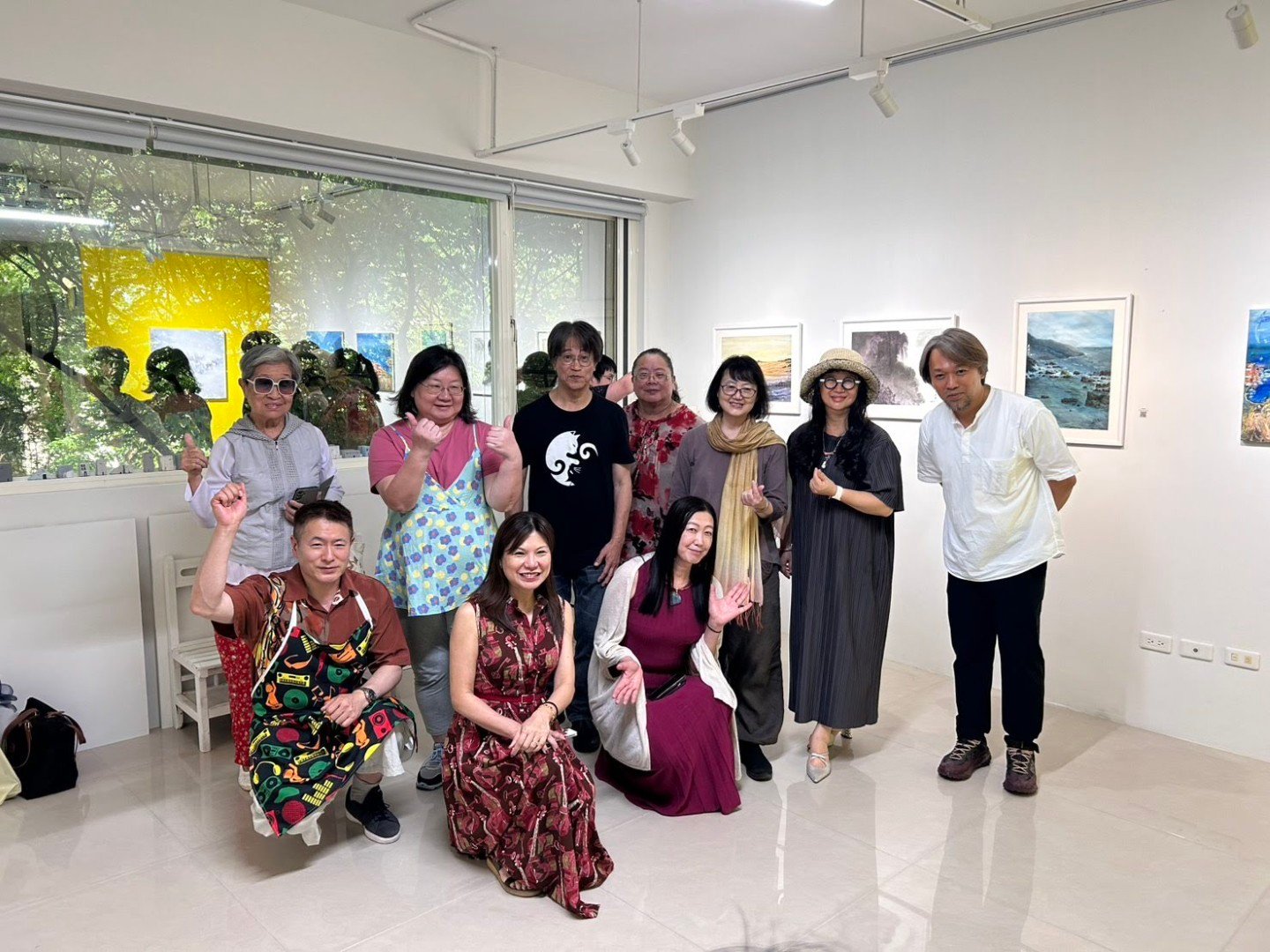 參展藝術家合照