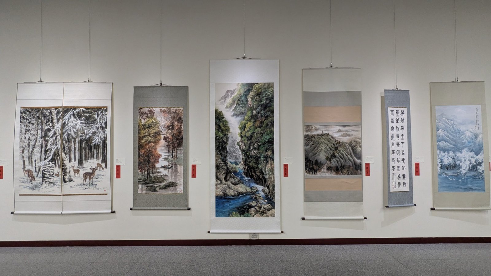 2025年中華九九書畫會 中正紀念堂聯展（RUMOTAN拍攝）