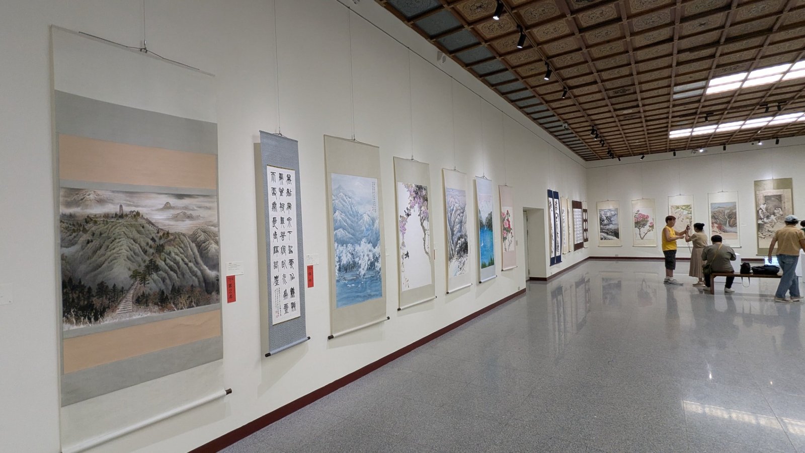 2025年中華九九書畫會 中正紀念堂聯展（RUMOTAN拍攝）