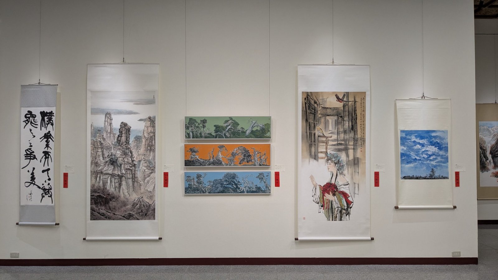 2025年中華九九書畫會 中正紀念堂聯展（RUMOTAN拍攝）