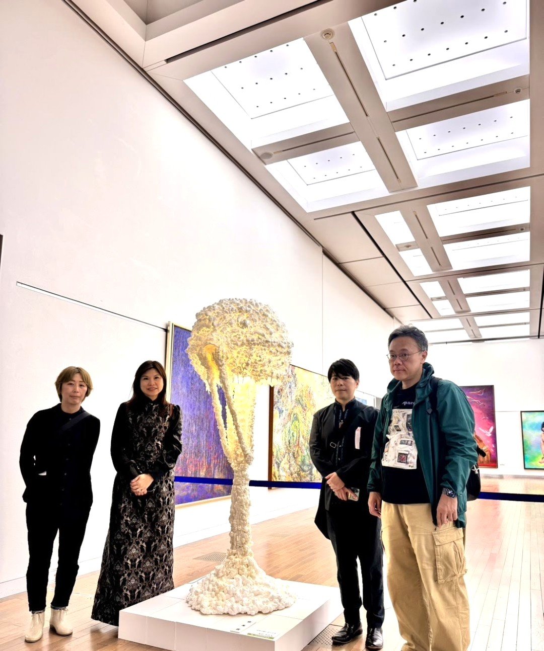 台灣與日本藝術家合影