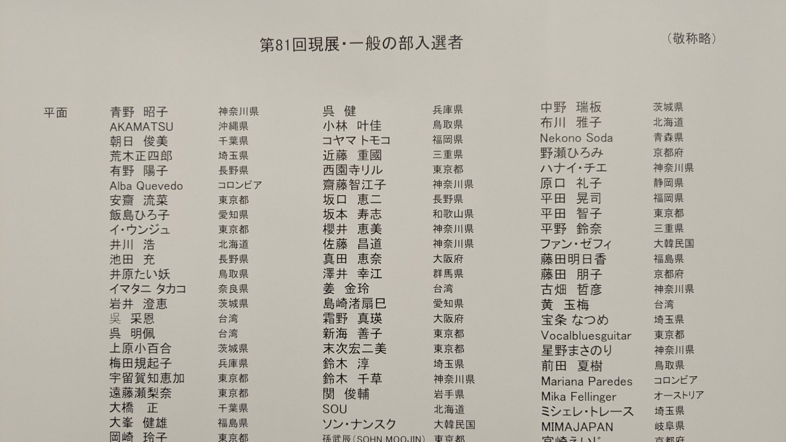 《現場直擊:持續更新》日本81回現展-日本國立新美術館展覽