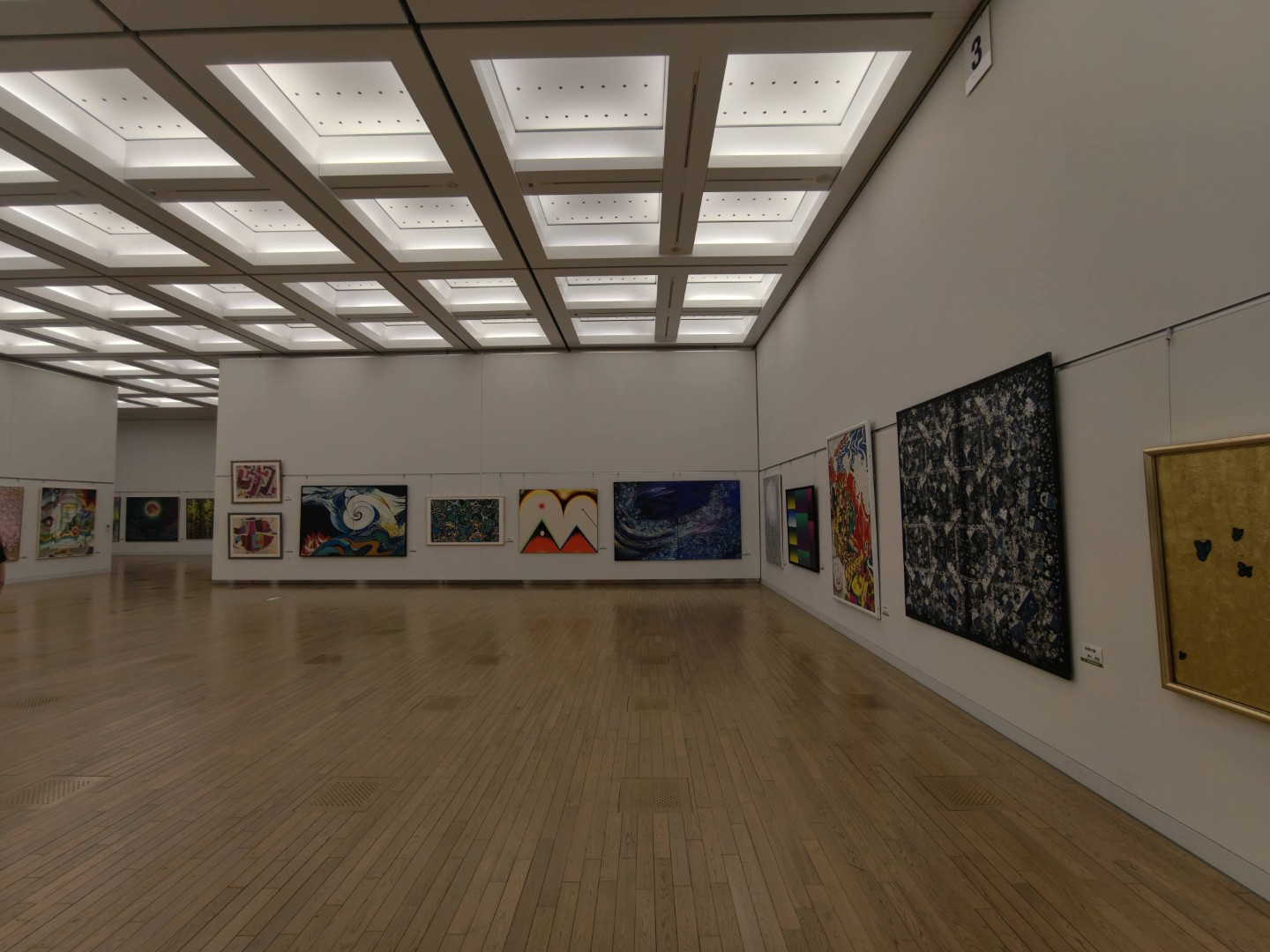 日本82回現展-2026年日本國立新美術館展-現場展示