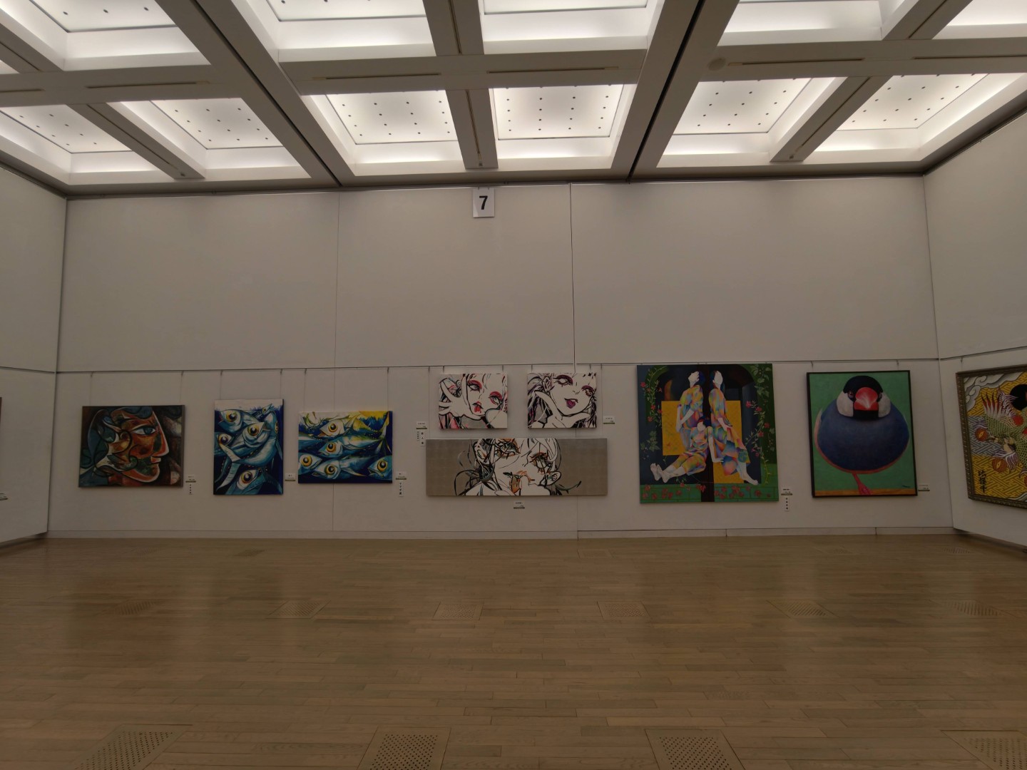 日本82回現展-2026年日本國立新美術館展-現場展示