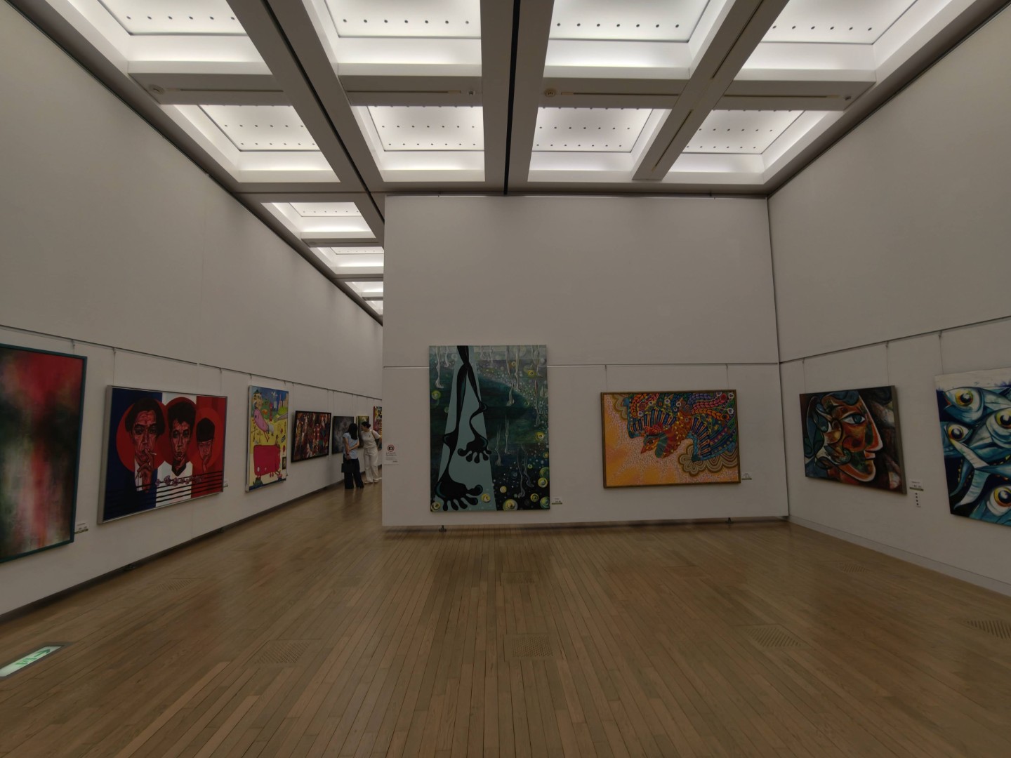 日本82回現展-2026年日本國立新美術館展-現場展示