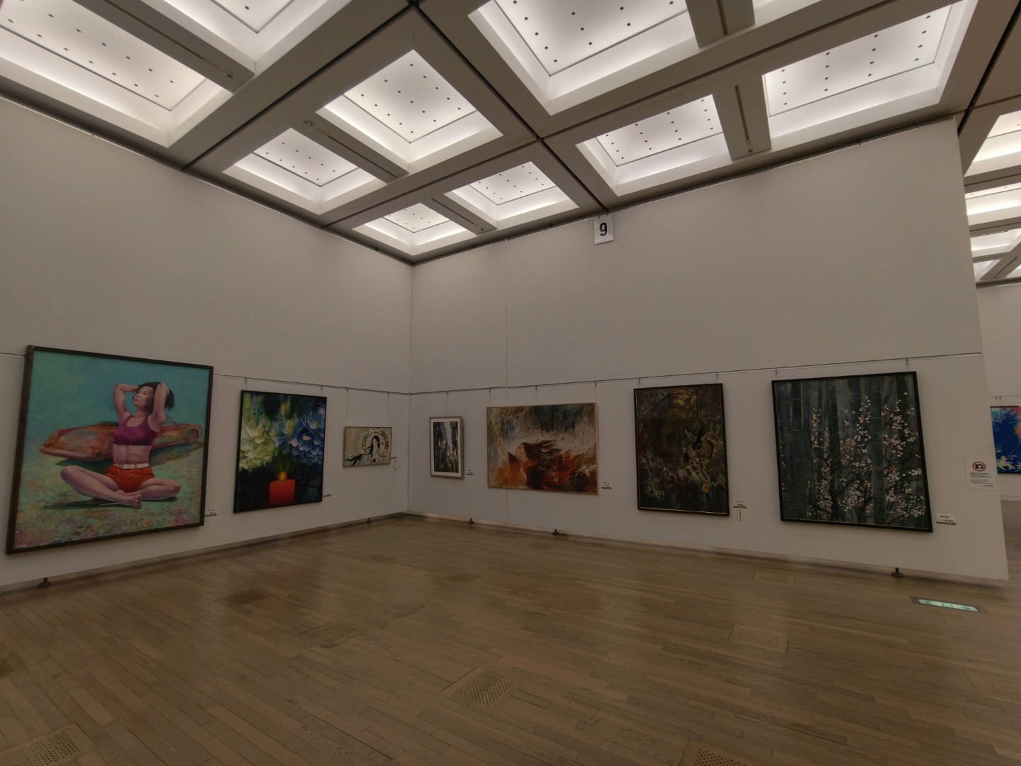 日本82回現展-2026年日本國立新美術館展-現場展示