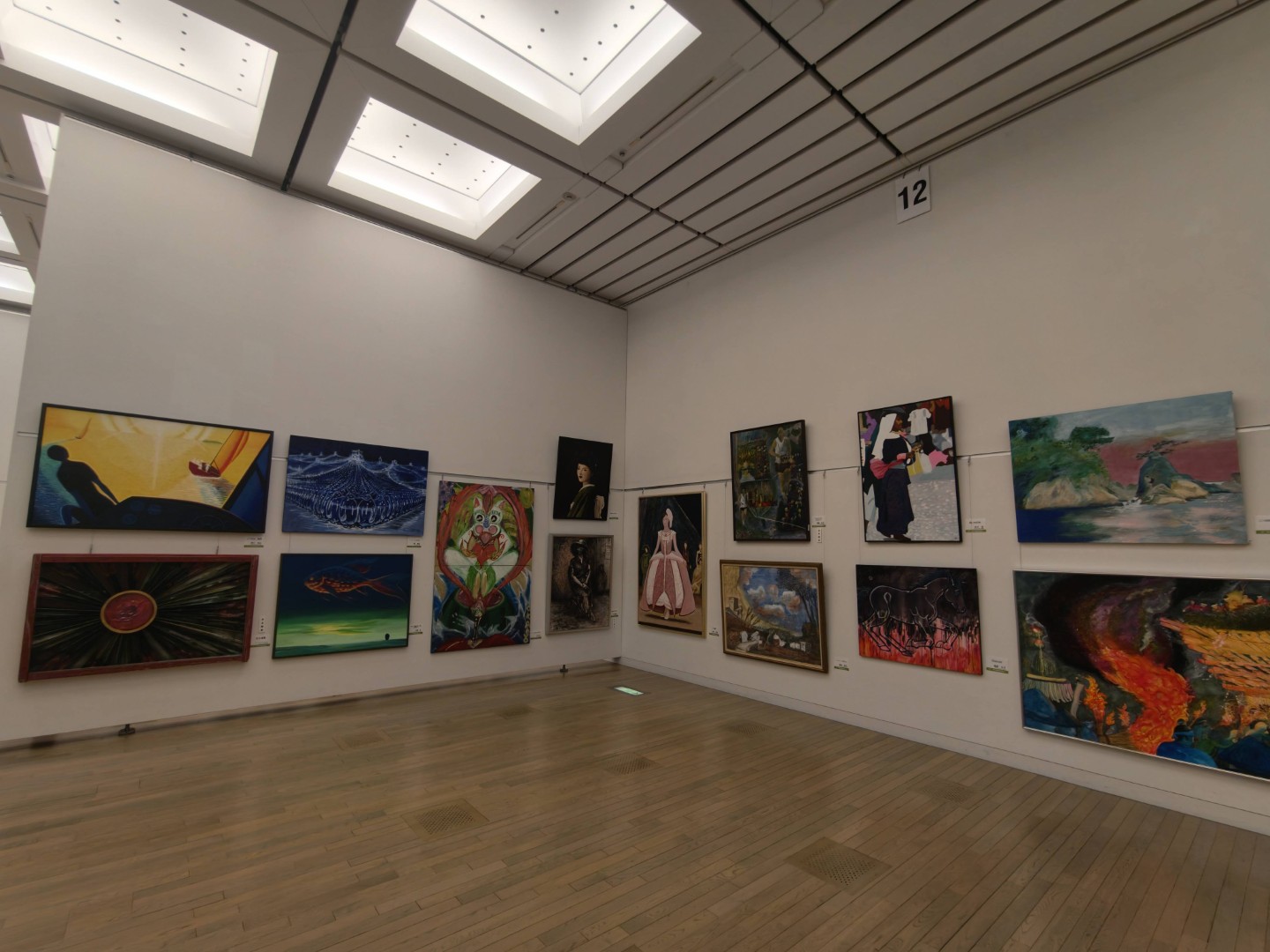 日本82回現展-2026年日本國立新美術館展-現場展示