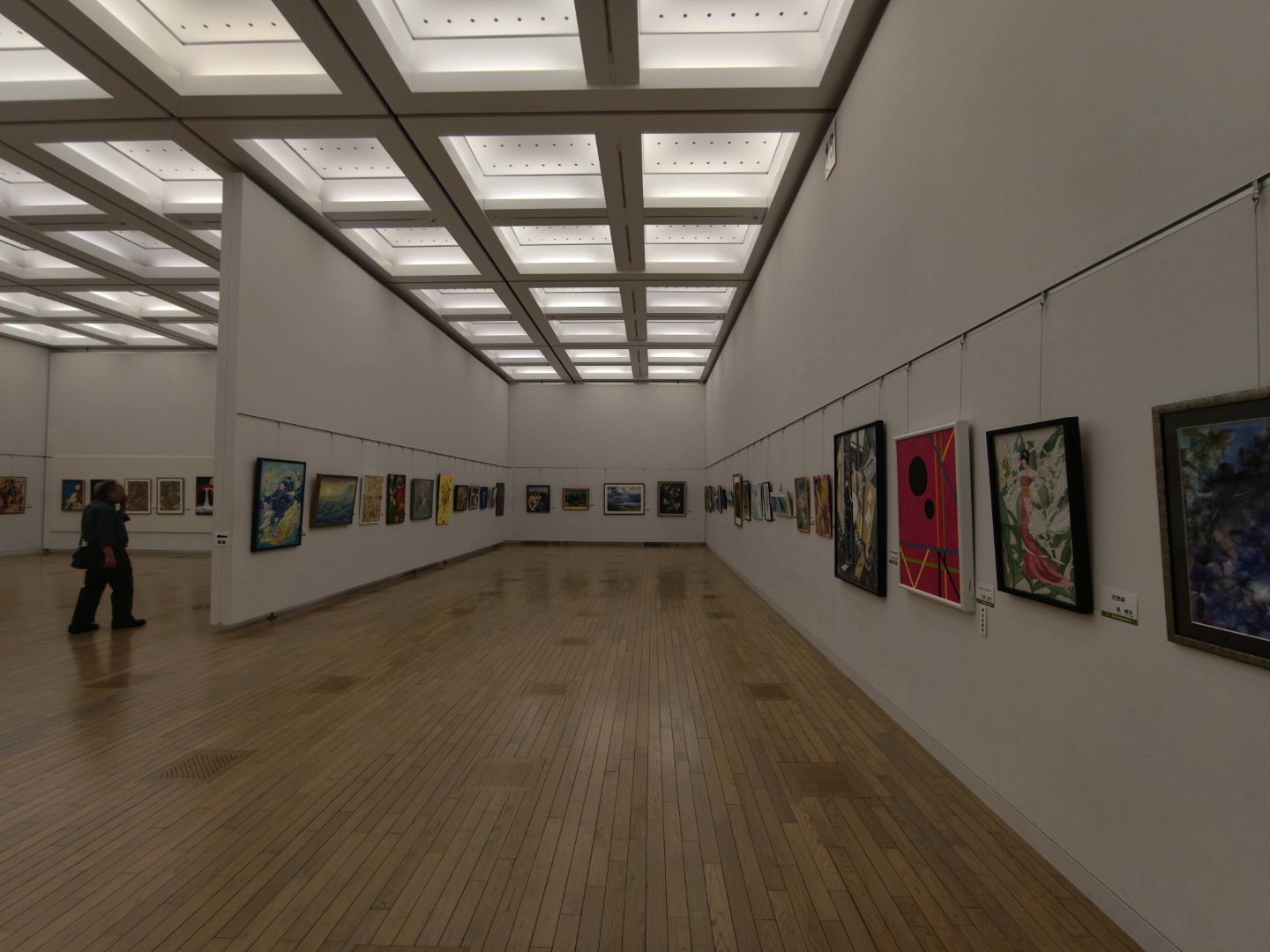 日本82回現展-2026年日本國立新美術館展-現場展示