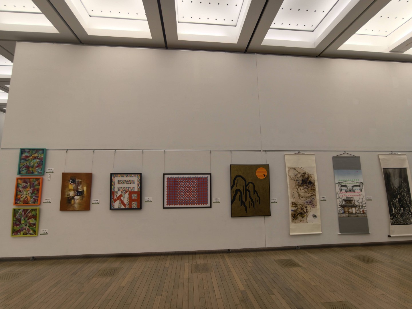 日本82回現展-2026年日本國立新美術館展-現場展示
