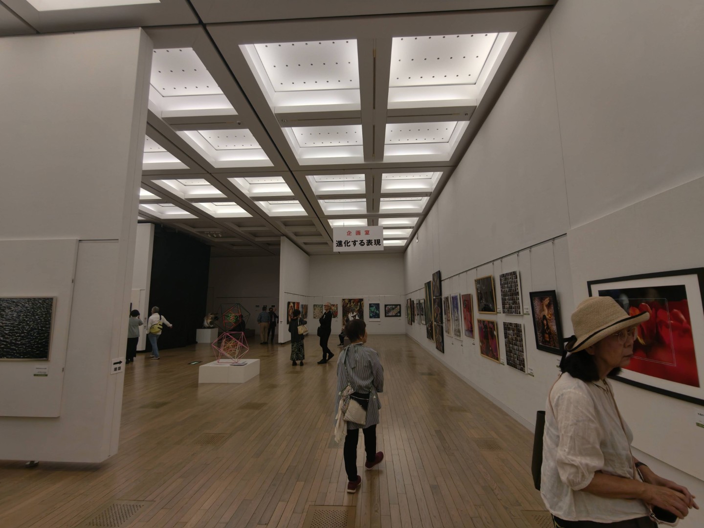 日本82回現展-2026年日本國立新美術館展-現場展示