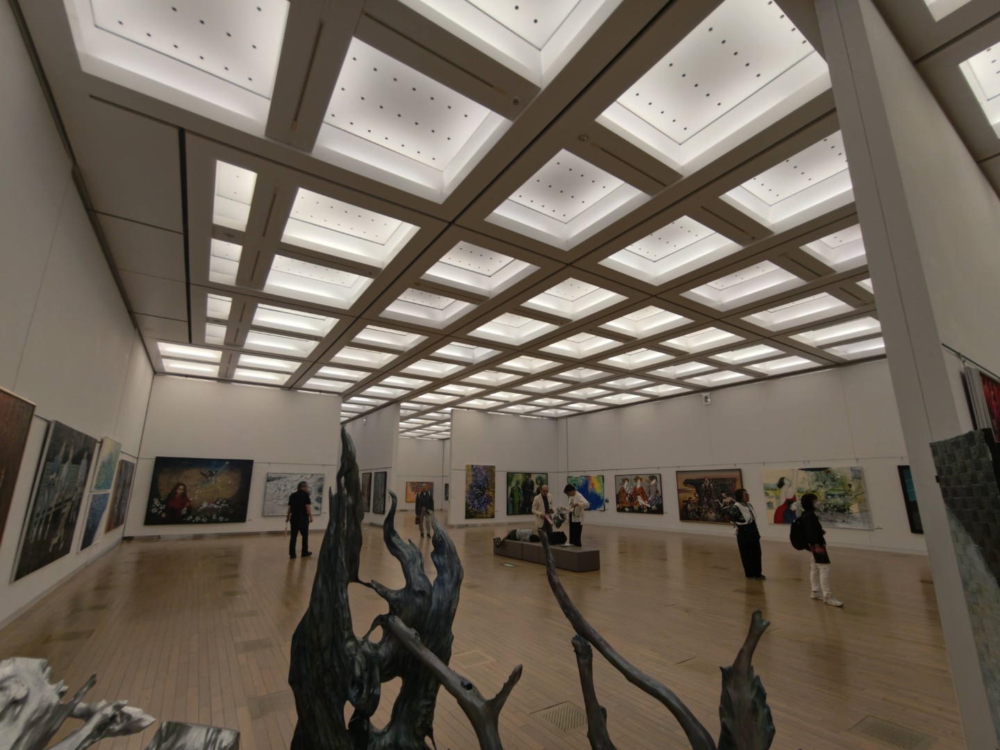 日本82回現展-2026年日本國立新美術館展-現場展示