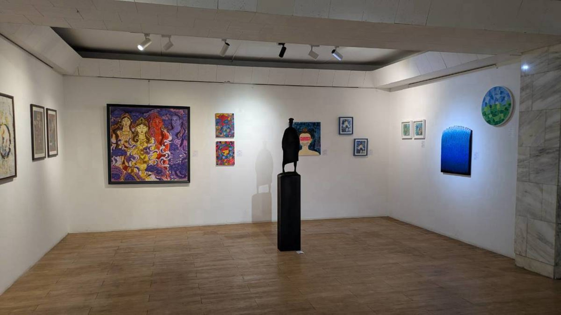 蒙古國立現代美術館展覽現場(National Art Gallery of Mongolia)STARS IN MONGOLIA AND JAPAN