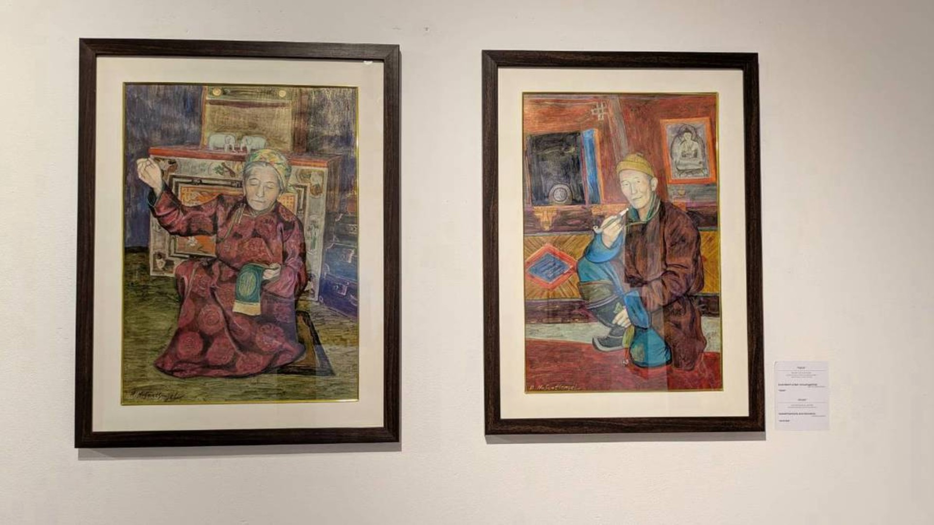 蒙古國立現代美術館展覽現場(National Art Gallery of Mongolia)STARS IN MONGOLIA AND JAPAN