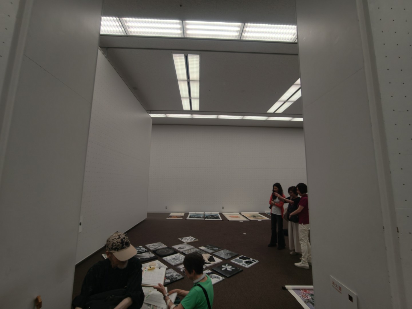 第14回東京現展-日本國立東京都美術館展場現場佈展