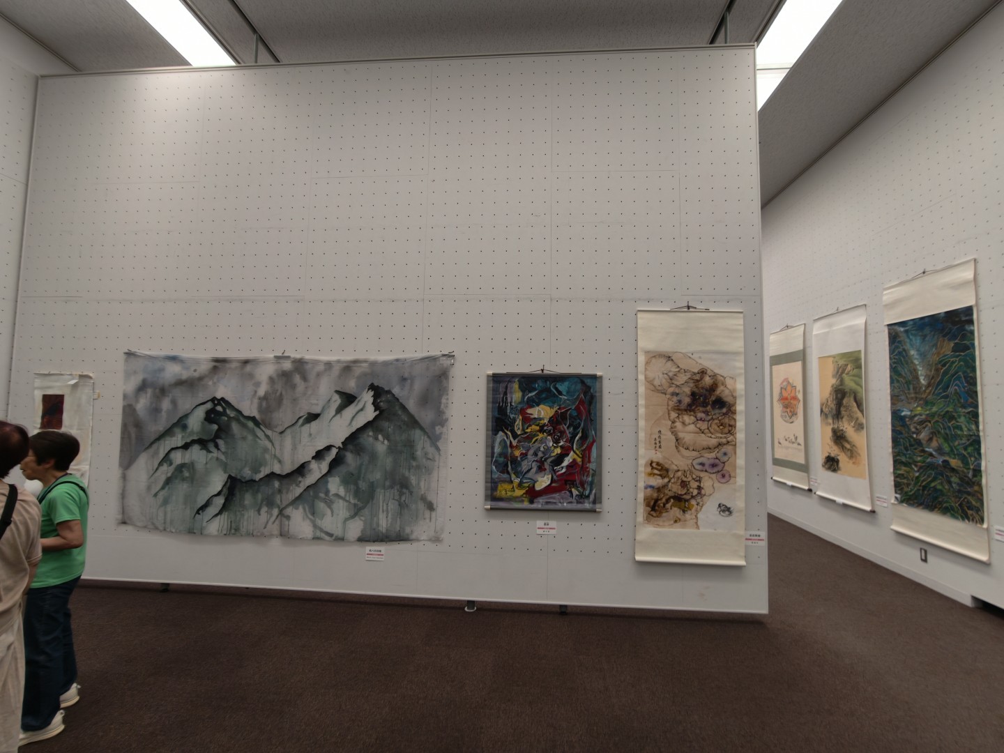第14回東京現展-日本國立東京都美術館展場現場佈展