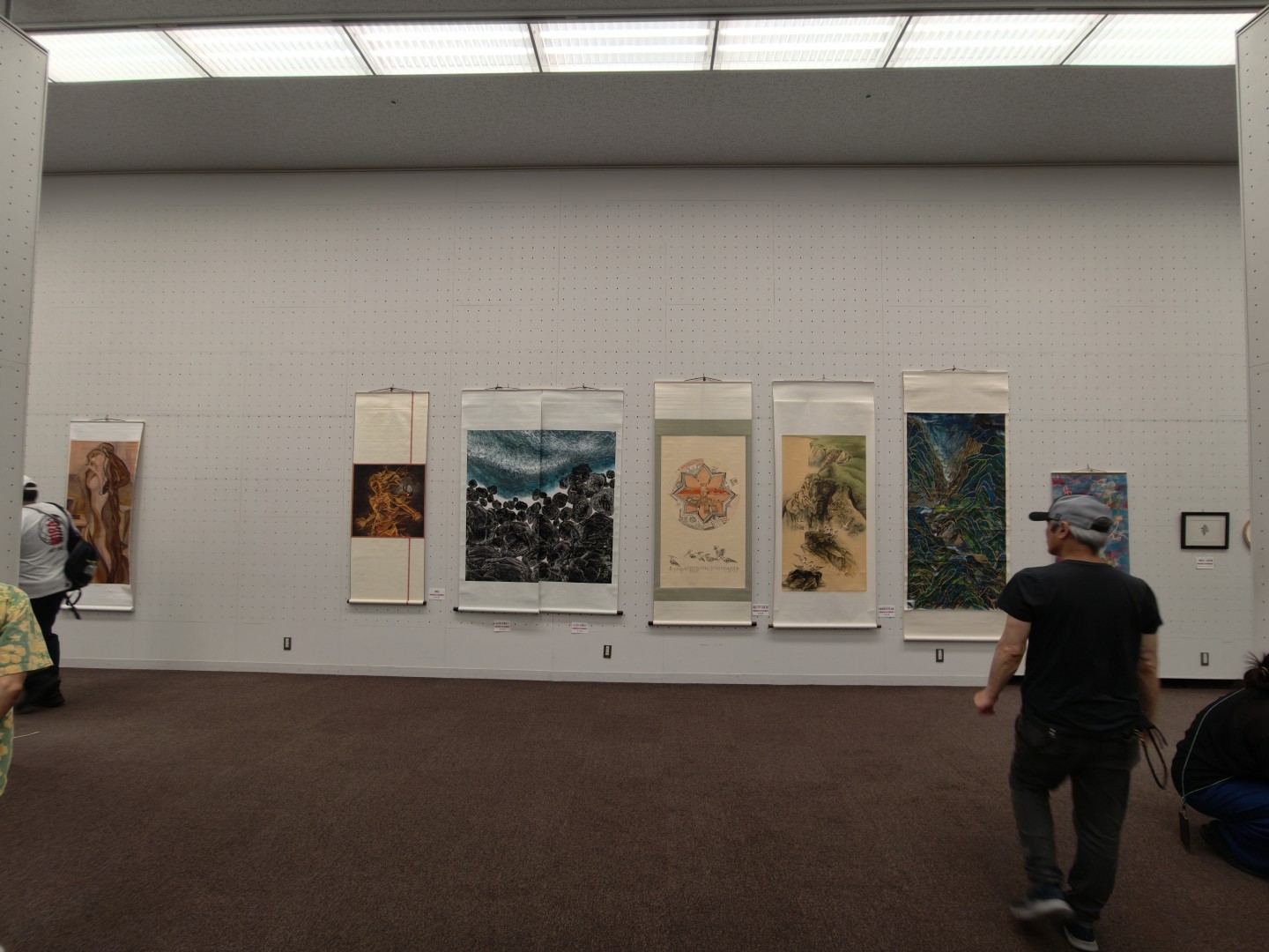 第14回東京現展-日本國立東京都美術館展場現場佈展