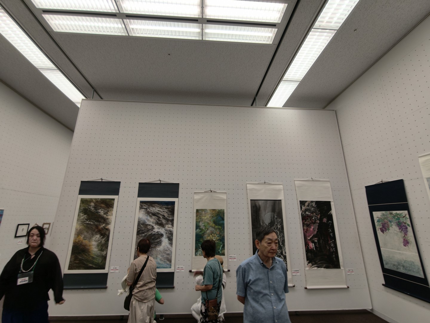第14回東京現展-日本國立東京都美術館展場現場佈展
