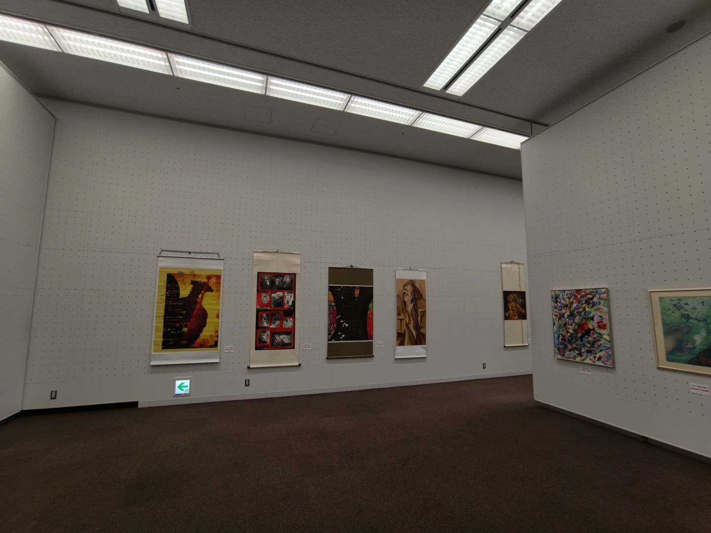 第14回東京現展-日本國立東京都美術館展場現場佈展