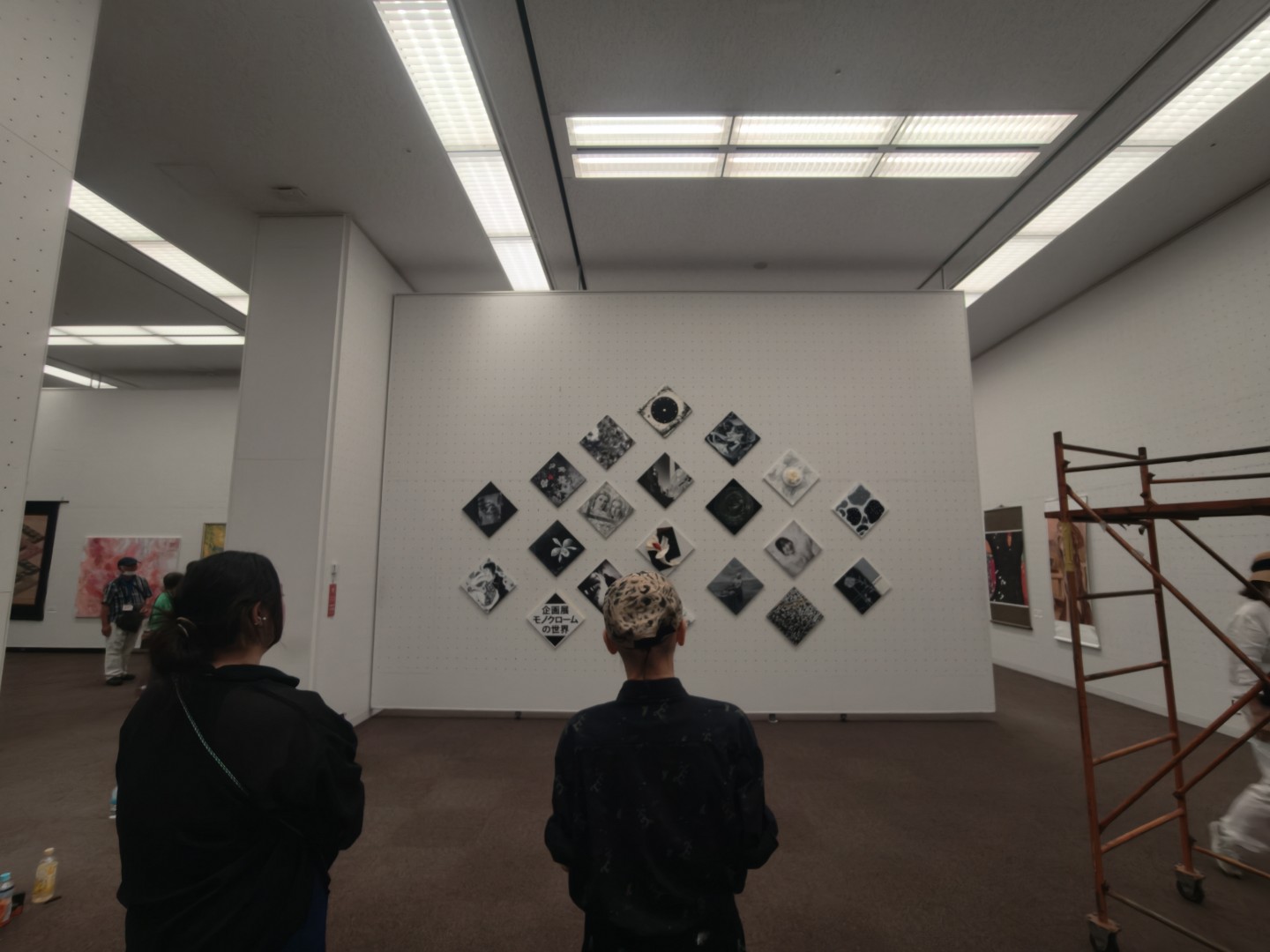 第14回東京現展-日本國立東京都美術館展場現場佈展