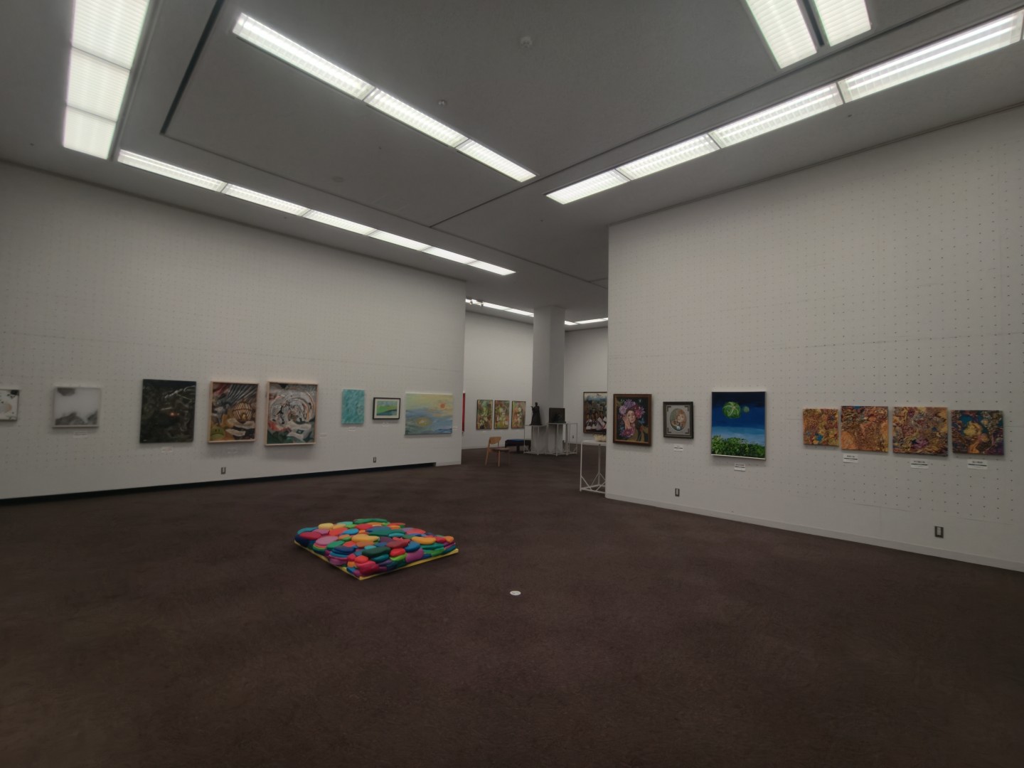 第14回東京現展-日本國立東京都美術館展場現場佈展