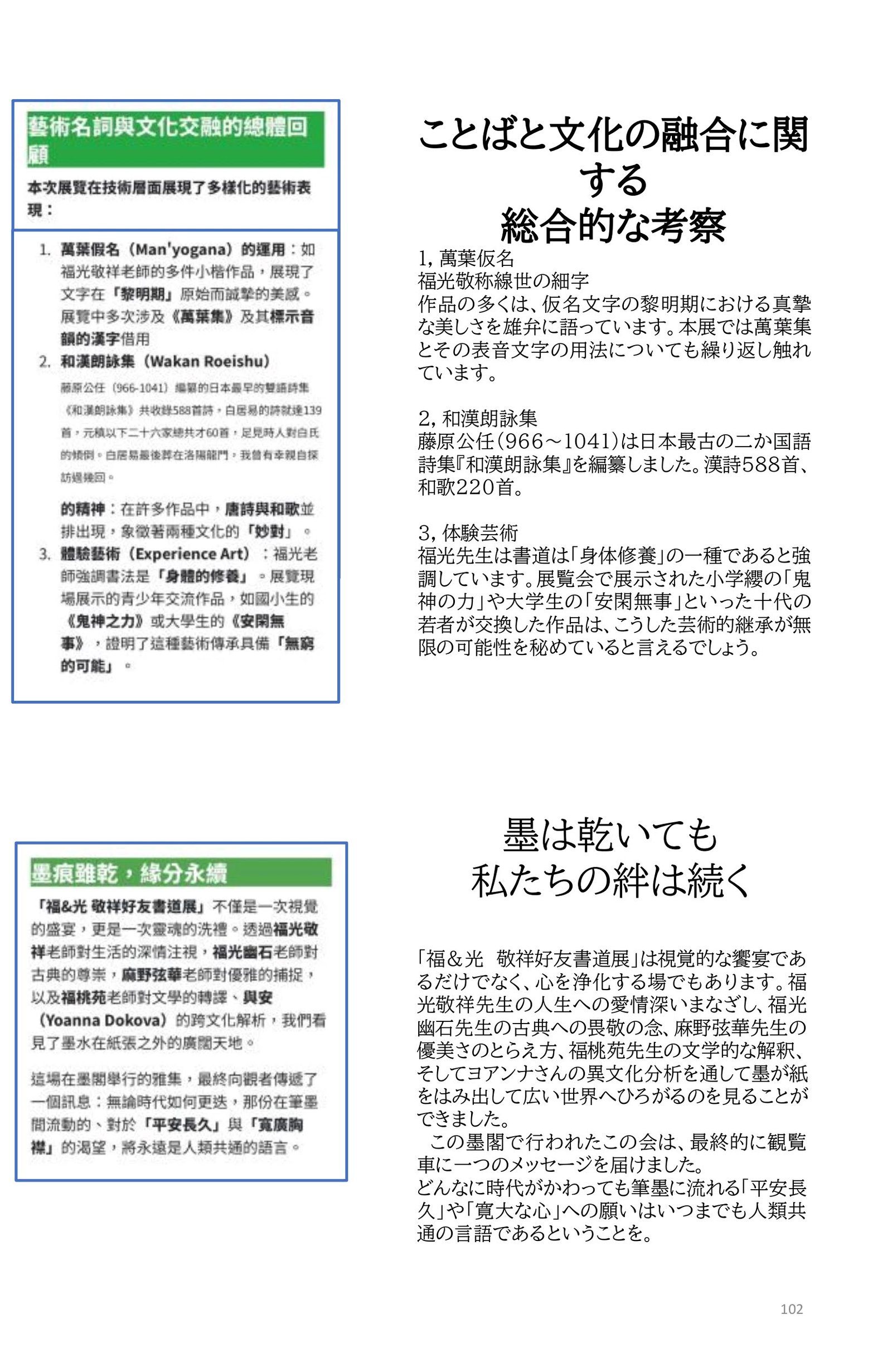 《福&光 敬祥好友書道展》---撰文與藝術評論:王穆提