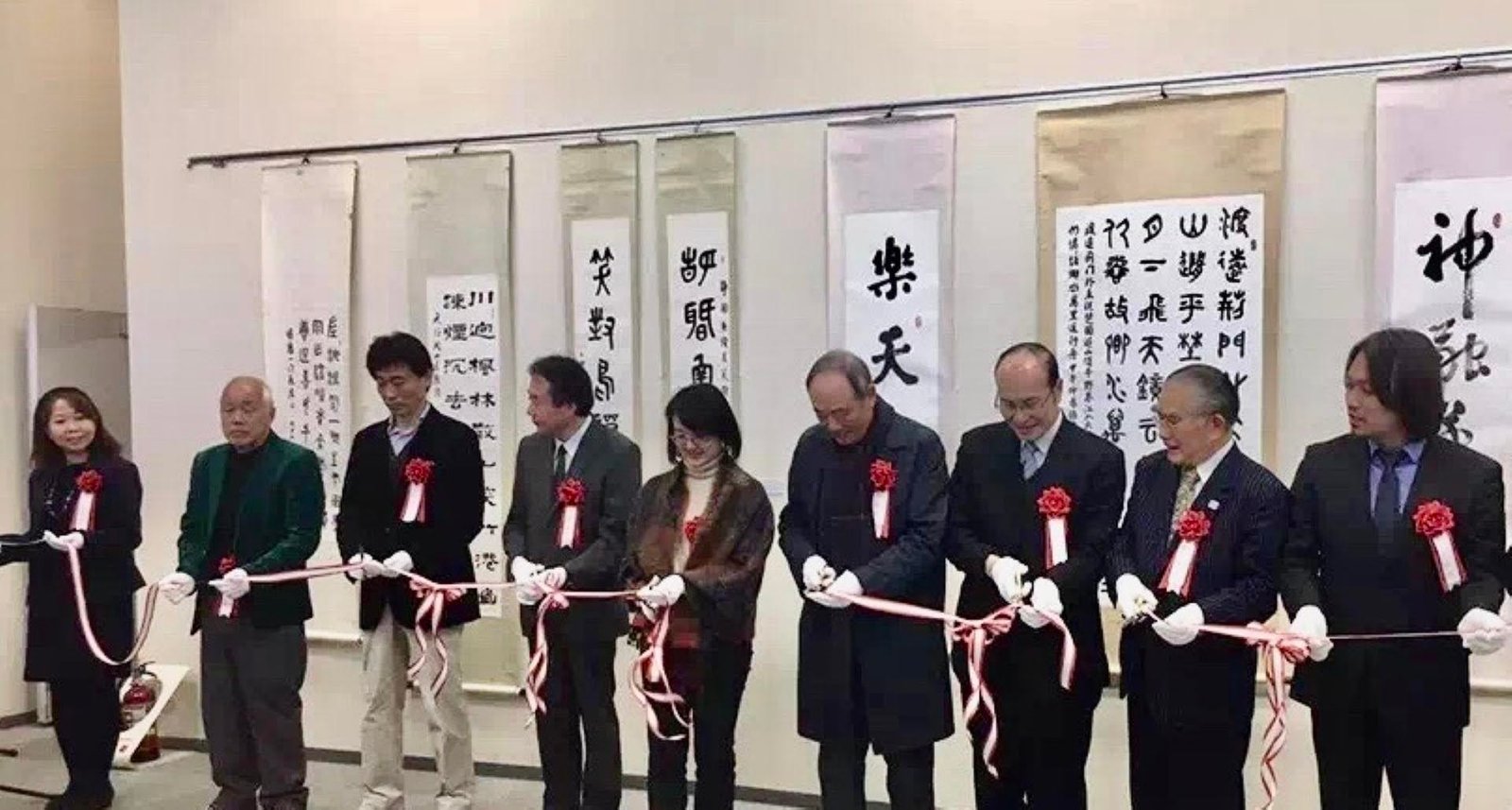 第二場：台灣書道家-澹盧門生展開幕儀式