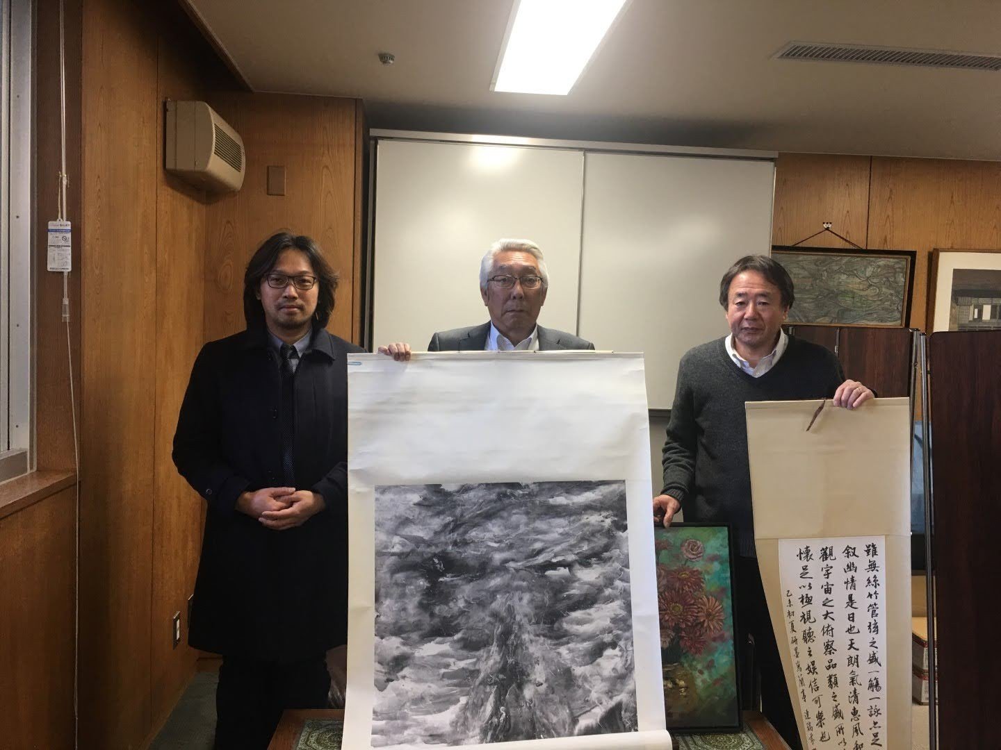 作品典藏：日本東京都町田市文化・國際交流財團理事長鷲北秀樹先生（原日本東京都町田市副市長）