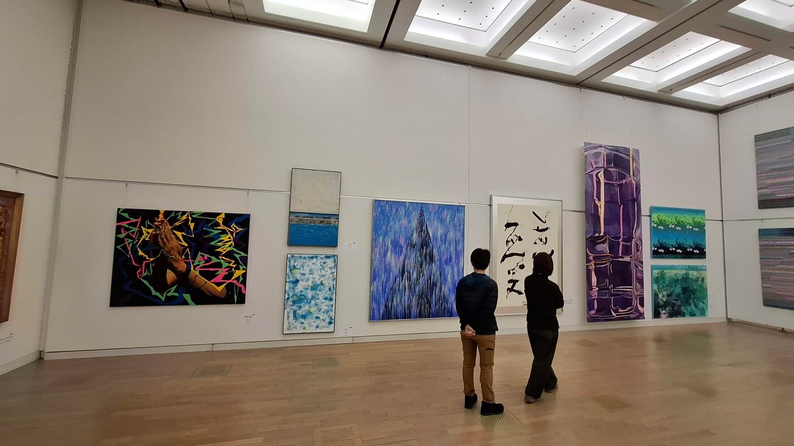 日本第二十三《NAU21世紀美術連立展》-東京國立新美術館展覽-美術館內作品展示