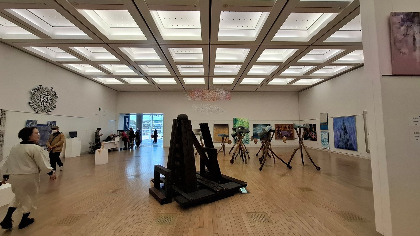 日本第二十三《NAU21世紀美術連立展》-東京國立新美術館展覽-美術館內作品展示