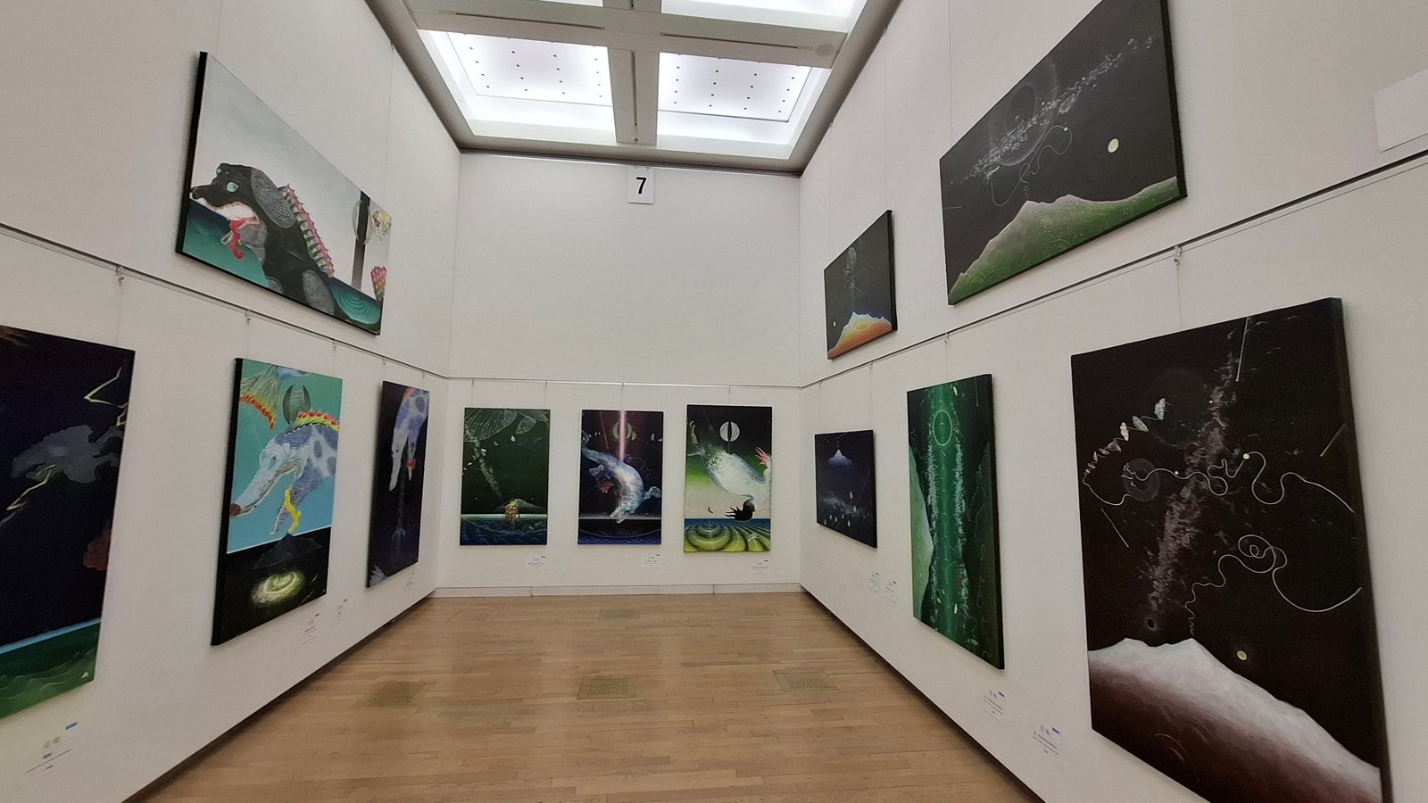 日本第二十三《NAU21世紀美術連立展》-東京國立新美術館展覽-美術館內作品展示