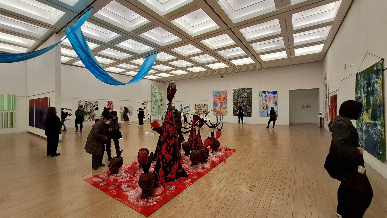 日本第二十三《NAU21世紀美術連立展》-東京國立新美術館展覽-美術館內作品展示