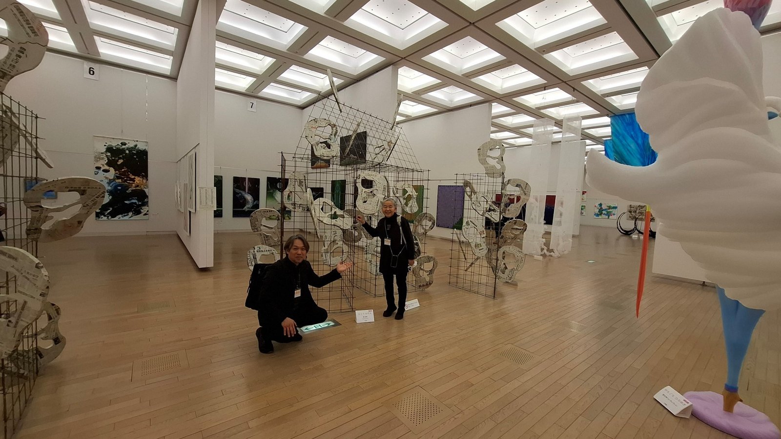 日本第二十三《NAU21世紀美術連立展》-東京國立新美術館展覽-美術館室內展示