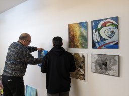 日本2024年GENTEN新年藝術博覽會-佈展