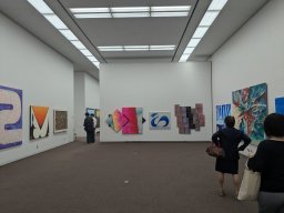 《台灣日本國際交流展》日本國立東京都美術館展-〈日本第十二回東京現展〉：展覽現場之一