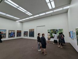 《台灣日本國際交流展》日本國立東京都美術館展-〈日本第十二回東京現展〉：展覽現場之一