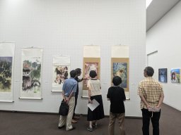 《台灣日本國際交流展》日本國立東京都美術館展-〈日本第十二回東京現展〉：展覽現場之一