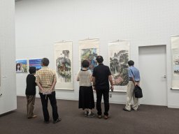 《台灣日本國際交流展》日本國立東京都美術館展-〈日本第十二回東京現展〉：展覽現場之一