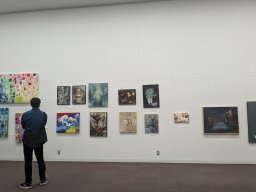《台灣日本國際交流展》日本國立東京都美術館展-〈日本第十二回東京現展〉：展覽現場之一