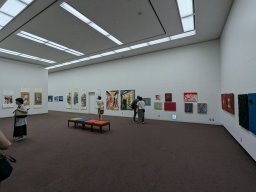《台灣日本國際交流展》日本國立東京都美術館展-〈日本第十二回東京現展〉：展覽現場之一