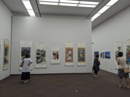 《台灣日本國際交流展》日本國立東京都美術館展-〈日本第十二回東京現展〉：展覽現場之一