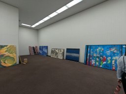 日本國立東京都美術館展-〈日本第十二回東京現展〉：佈置會場