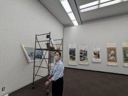 日本國立東京都美術館展-〈日本第十二回東京現展〉：佈置會場