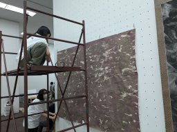 日本國立東京都美術館展-〈日本第十二回東京現展〉：佈置會場