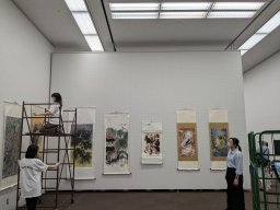 日本國立東京都美術館展-〈日本第十二回東京現展〉：佈置會場