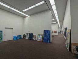 日本國立東京都美術館展-〈日本第十二回東京現展〉：佈置會場